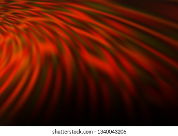 Dark Orange vector abstract blurred background. A vague abstract illustration with gradient. A completely new design for your business.