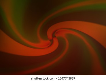 Dark Orange vector abstract blurred background. Glitter abstract illustration with an elegant design. Brand new style for your business design.