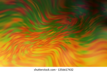Dark Orange vector abstract blurred background. Glitter abstract illustration with gradient design. Blurred design for your web site.