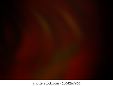 Dark Orange vector abstract blurred template. A vague abstract illustration with gradient. A new texture for your design.