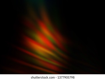 Dark Orange vector abstract blurred pattern. A completely new color illustration in a bokeh style. A completely new design for your business.