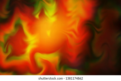 Dark Orange vector abstract blurred background. Colorful abstract illustration with gradient. Elegant background for a brand book.