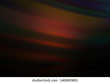Dark Orange vector abstract blurred pattern. A completely new color illustration in a bokeh style. A new texture for your design.
