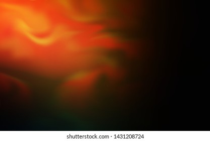 Dark Orange vector abstract blurred layout. New colored illustration in blur style with gradient. New style for your business design.