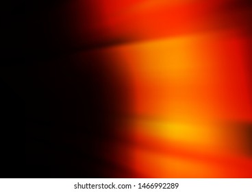Dark Orange vector abstract blurred pattern. Colorful illustration in blurry style with gradient. The background for your creative designs.