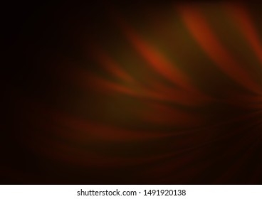 Dark Orange vector abstract blurred pattern. An elegant bright illustration with gradient. A completely new design for your business.