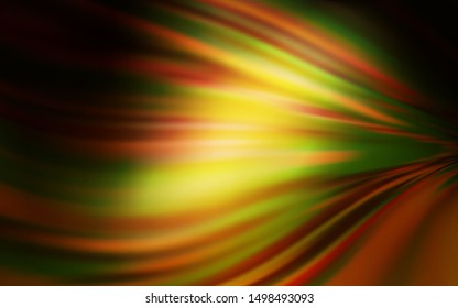 Dark Orange vector abstract blurred layout. Creative illustration in halftone style with gradient. Blurred design for your web site.