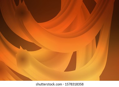 Dark Orange vector abstract blurred background. An elegant bright illustration with gradient. Completely new design for your business.