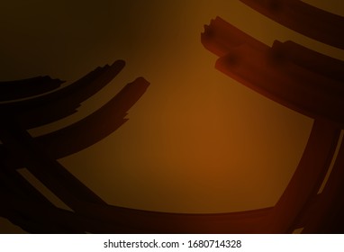 Dark Orange vector abstract blurred background. Creative illustration in halftone style with gradient. New style design for your brand book.