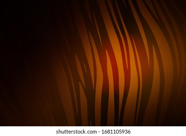Dark Orange vector abstract blurred background. Shining colorful illustration in smart style. The best blurred design for your business.