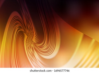 Diseño abstracto difuminado del vector naranja oscuro. Ilustración abstracta de color con degradado. Fondo para un teléfono móvil.