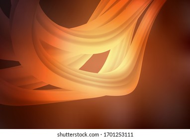 Dark Orange vector abstract blurred background. Colorful illustration in abstract style with gradient. New style design for your brand book.