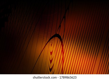 Fondo borroso abstracto del vector naranja oscuro. Ilustración abstracta moderna con gradiente. Nuevo diseño de estilo para tu libro de marca.