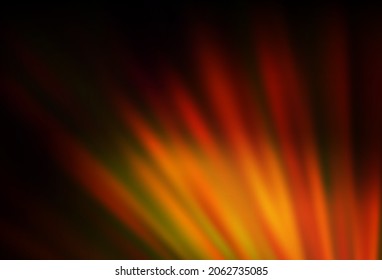 Dark Orange vector abstract blurred background. An elegant bright illustration with gradient. The best blurred design for your business.
