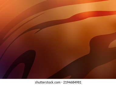 Dark Orange vector abstract blurred background. Colorful abstract illustration with gradient. The best blurred design for your business.