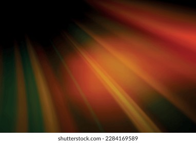 Dark Orange vector abstract blurred background. Glitter abstract illustration with gradient design. Completely new design for your business.