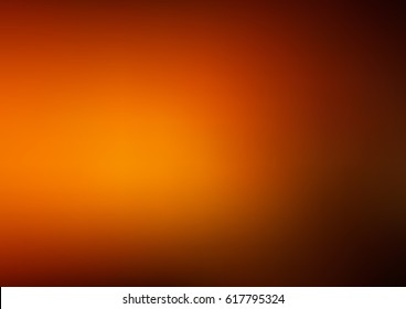 Dark Orange vector abstract blurred background. Blurry abstract design. The textured pattern can be used for background. 