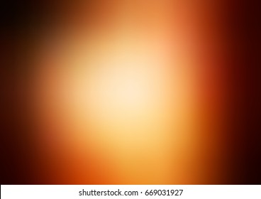 Dark Orange vector abstract blurred background. A completely new color illustration in a vague style. The completely new template can be used for your brand book.