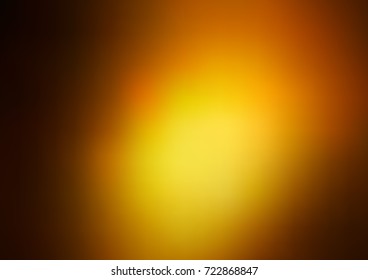 Dark Orange vector abstract blurred template. Glitter abstract illustration with an elegant design. The completely new template can be used for your brand book.