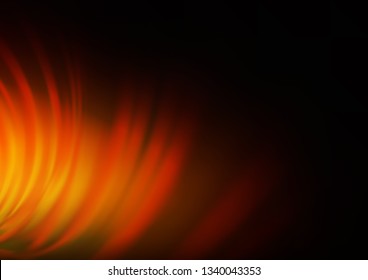 Dark Orange vector abstract bokeh pattern. Colorful illustration in abstract style with gradient. The elegant pattern for brand book.
