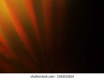 Dark Orange vector abstract bokeh pattern. An elegant bright illustration with gradient. A new texture for your design.