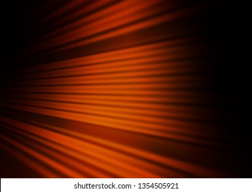 Dark Orange vector abstract bokeh pattern. Modern geometrical abstract illustration with gradient. A completely new template for your design.