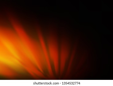 Dark Orange vector abstract bokeh pattern. Glitter abstract illustration with an elegant design. The elegant pattern for brand book.