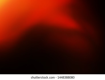 Dark Orange vector abstract bokeh pattern. Colorful abstract illustration with gradient. A new texture for your design.