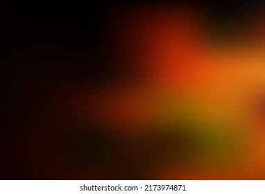 Dark Orange vector abstract bokeh pattern. Shining colorful illustration in a Brand new style. Elegant cover for a brand book.