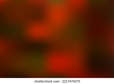 Patrón de bokeh abstracto del vector naranja oscuro. Ilustración abstracta vaga con gradiente. Nuevo estilo para su diseño de negocio.