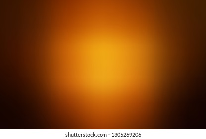 Dark Orange vector abstract bright texture. Creative illustration in halftone style with gradient. Blurred design for your web site.