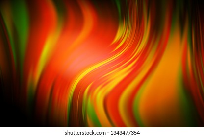 Dark Orange vector abstract bright texture. Colorful abstract illustration with gradient. Smart design for your work.