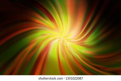 Dark Orange vector abstract bright template. Abstract colorful illustration with gradient. New way of your design.