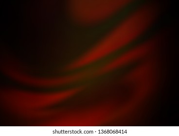 Dark Orange vector abstract bright background. A completely new color illustration in a bokeh style. The template for backgrounds of cell phones.