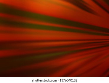 Dark Orange vector abstract bright background. A completely new color illustration in a bokeh style. A completely new template for your design.