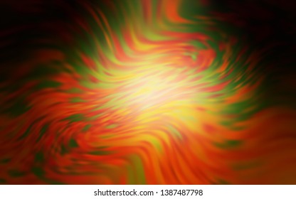Dark Orange vector abstract bright texture. Colorful abstract illustration with gradient. The best blurred design for your business.