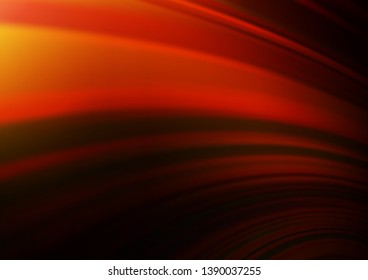 Dark Orange vector abstract bright background. Creative illustration in halftone style with gradient. The blurred design can be used for your web site.