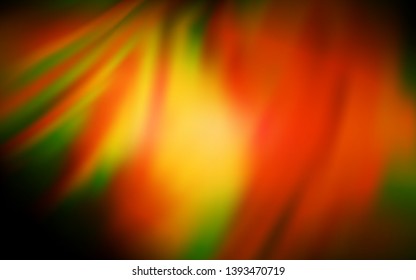 Dark Orange vector abstract bright texture. A completely new colored illustration in blur style. New design for your business.