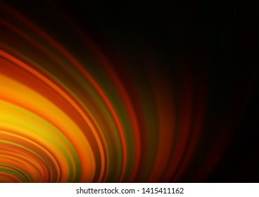 Dark Orange vector abstract bright template. Creative illustration in halftone style with gradient. A completely new design for your business.