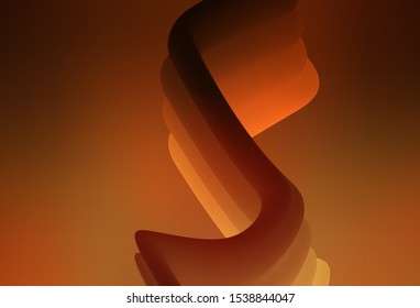 Dark Orange vector abstract bright texture. Colorful abstract illustration with gradient. Smart design for your work.