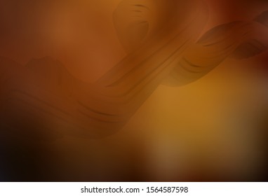Dark Orange vector abstract bright template. Creative illustration in halftone style with gradient. Elegant background for a brand book.