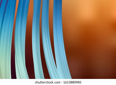 Dark Orange vector abstract bright texture. Colorful abstract illustration with gradient. Blurred design for your web site.