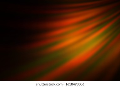 Dark Orange vector abstract bright pattern. New colored illustration in blur style with gradient. The best blurred design for your business.