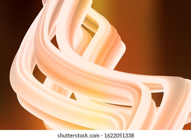 Dark Orange vector abstract bright pattern. Modern abstract illustration with gradient. New style for your business design.