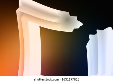 Dark Orange vector abstract bright texture. Colorful abstract illustration with gradient. New style design for your brand book.