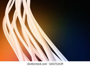 Dark Orange vector abstract bright texture. Shining colorful illustration in smart style. Background for a cell phone.