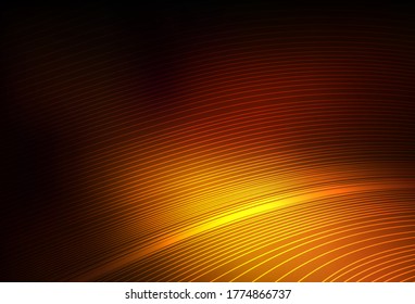 Dark Orange vector abstract bright template. New colored illustration in blur style with gradient. New way of your design.