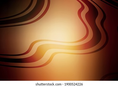 Dunkelorangefarbene, abstrakte, helle Vorlage. Eine komplett neue farbige Illustration im unscharfen Stil. Neues Design für Ihr Unternehmen.