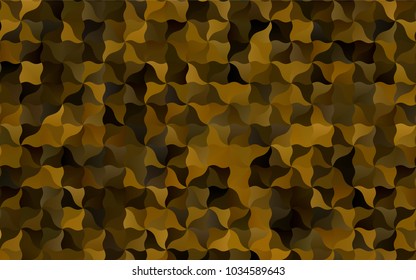 Dark Orange vector abstract cambered pattern. A sample with blurred shapes. A completely new template for your business design.