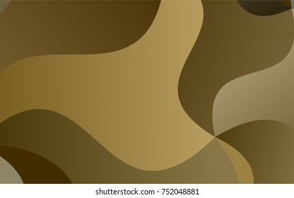 Dark Orange vector abstract cambered pattern. A vague circumflex abstract illustration with gradient. A completely new template for your business design.